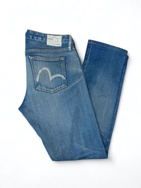 Vintage Evisu Heritage Custom Made Selvedge Denim Jeans Komaba 29X34 USA 🇺🇸